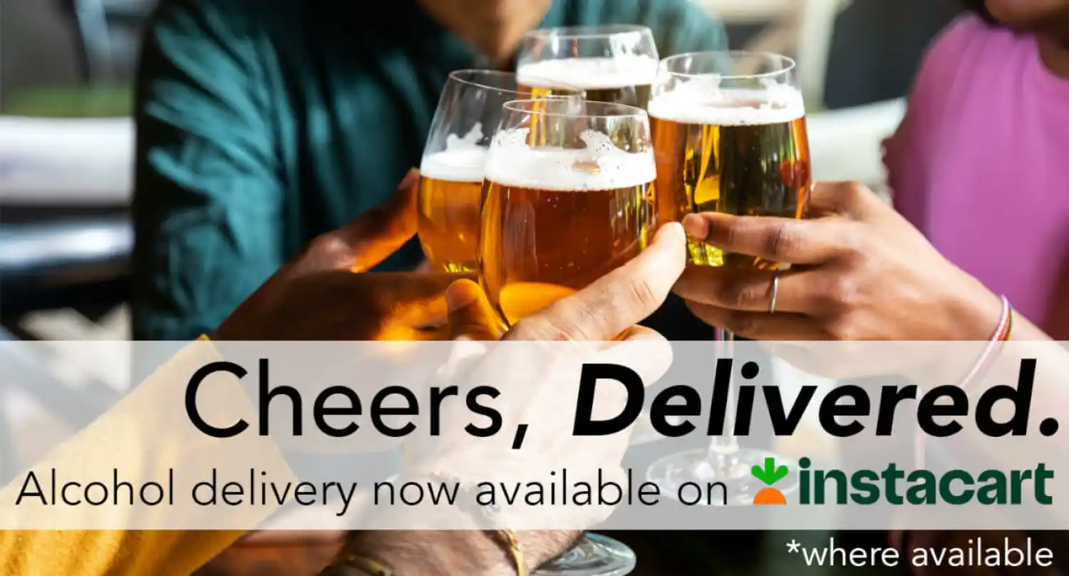 Alcohol delivery now available on Instacart